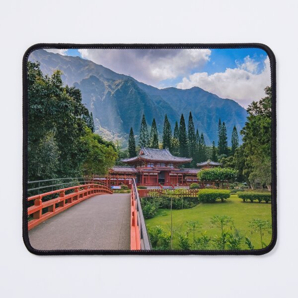 Item preview, Byodo-in Buddhist Temple in the Valley of the Temples in Oahu, Hawaii, USA designed and sold by SvetlanaSF.
