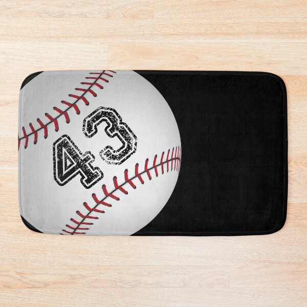 Item preview, Baseball ball number 43, forty three  designed and sold by TheCultStuff.
