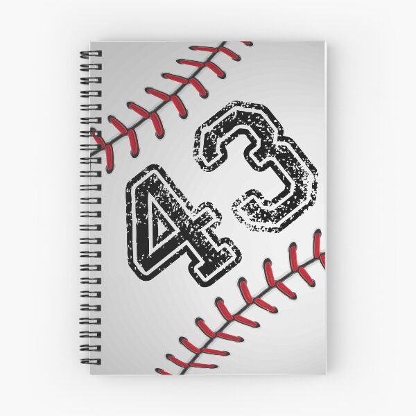 Item preview, Baseball ball number 43, forty three  designed and sold by TheCultStuff.