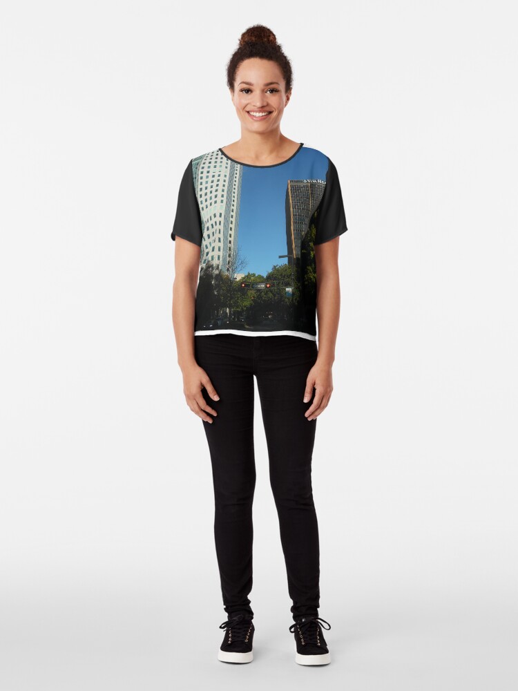 Alternate view of Engulfed in the Scene Chiffon Top
