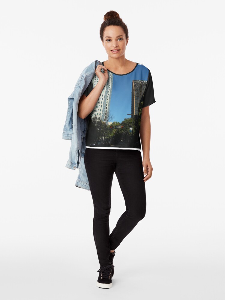 Alternate view of Engulfed in the Scene Chiffon Top
