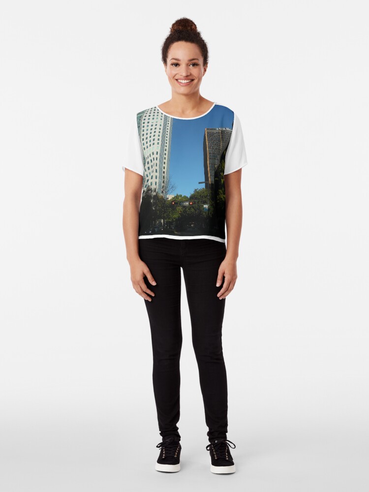 Alternate view of Engulfed in the Scene Chiffon Top