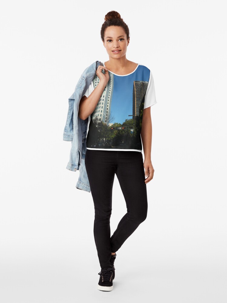 Alternate view of Engulfed in the Scene Chiffon Top