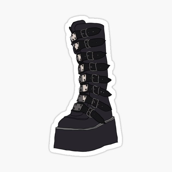 Goth Shoe Sticker