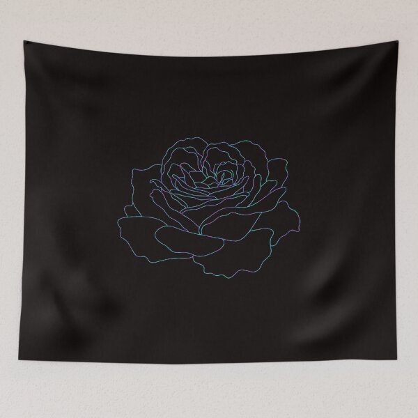 Item preview, Colorful minimalist flower outline designed and sold by Smiley-10.