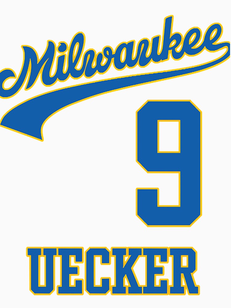 Retro Bob Uecker Baseball Jersey Tribute Long Sleeve T-Shirt