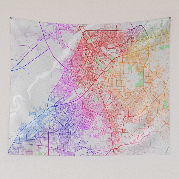 Item preview, Lahore City Map of Punjab, Pakistan - Colorful designed and sold by deMAP.
