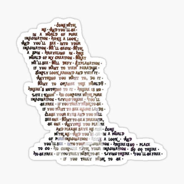 Pure Imagination - Sticker Sticker