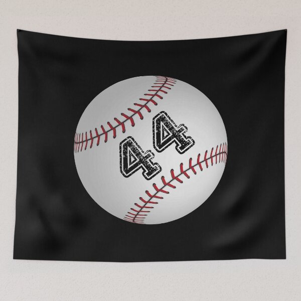 Item preview, Baseball ball number 44, forty four designed and sold by TheCultStuff.