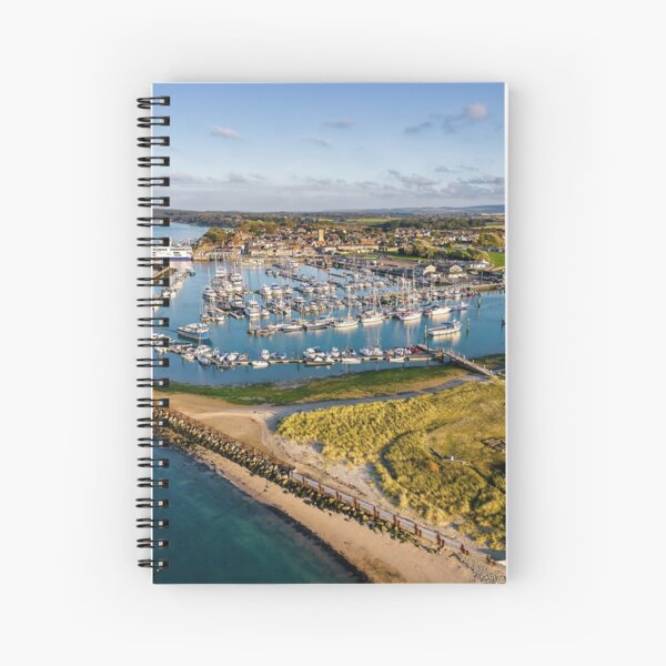 Yarmouth Harbour Isle Of Wight Spiral Notebook