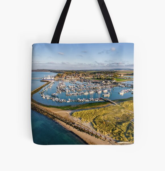 Yarmouth Harbour Isle Of Wight All Over Print Tote Bag