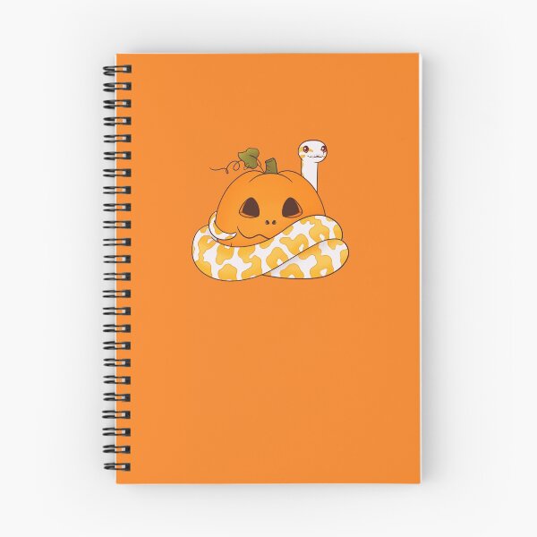 Item preview, Albino Ball Python Halloween Theme! Ball Python and Pumpkin II designed and sold by anacecilia.