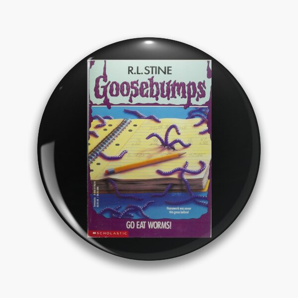 Item preview, Go eat worms - Goosebumps poster designed and sold by WallaceLidaDix.