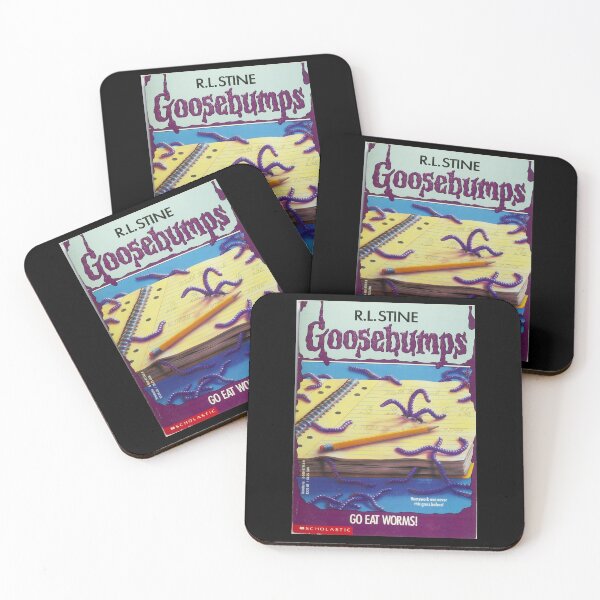 Item preview, Go eat worms - Goosebumps poster designed and sold by WallaceLidaDix.
