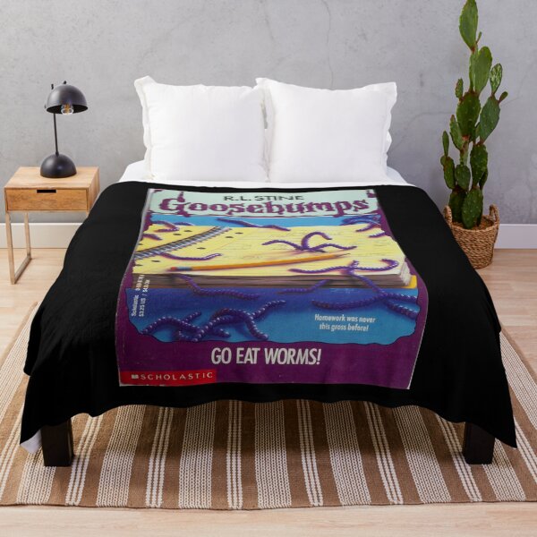 Item preview, Go eat worms - Goosebumps poster designed and sold by WallaceLidaDix.