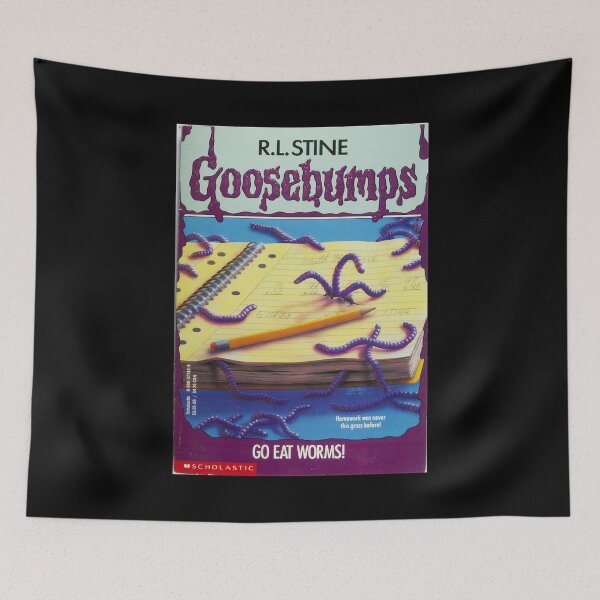 Item preview, Go eat worms - Goosebumps poster designed and sold by WallaceLidaDix.