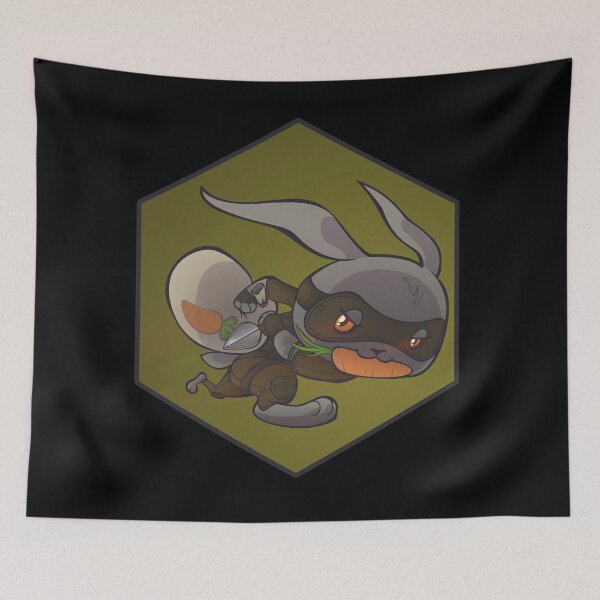 Item preview, Fuzzy D20s - Bunny Thief designed and sold by Facebook.com/ ArtByAmyMinori.