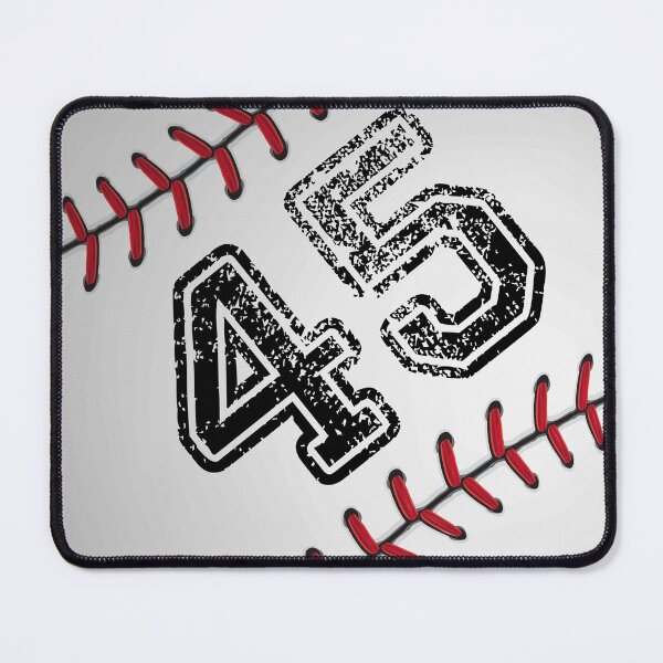 Item preview, Baseball ball number 45, forty five  designed and sold by TheCultStuff.