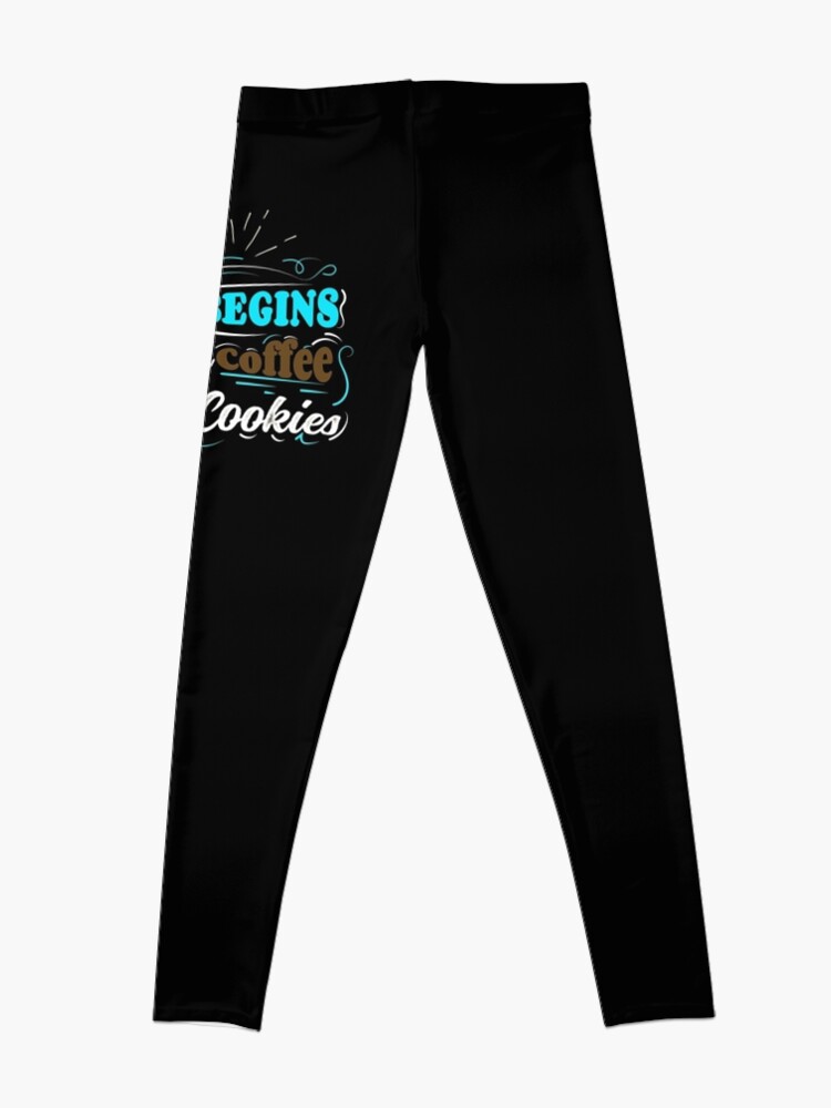 Discover Life Begins After Coffee Leggings
