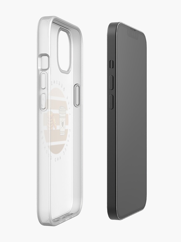 Life Begins After Coffee iPhone Case