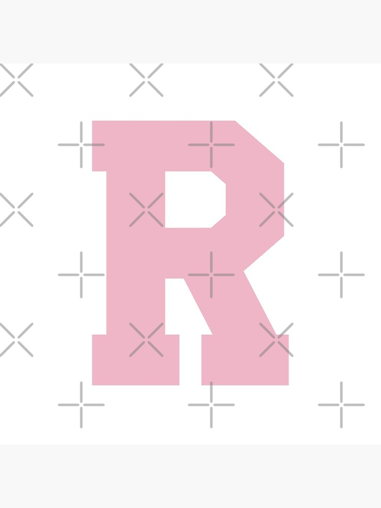 Pink letter R Sticker for Sale by imantahar