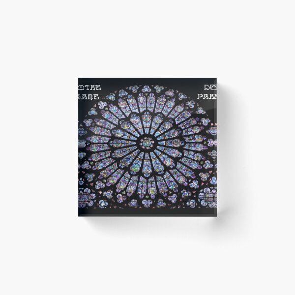 Item preview, Notre Dame de Paris Rose window designed and sold by mycloudzdesign.
