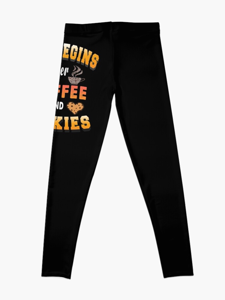 Disover Life Begins After Coffee Leggings