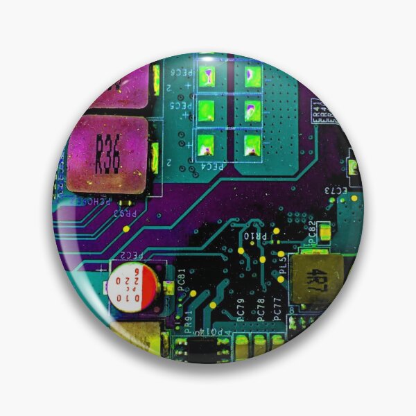 Item preview, Motherboard in Teal Purple &Yellow by Iritof  designed and sold by iritof.