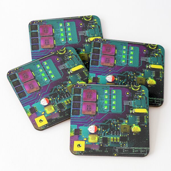 Item preview, Motherboard in Teal Purple &Yellow by Iritof  designed and sold by iritof.