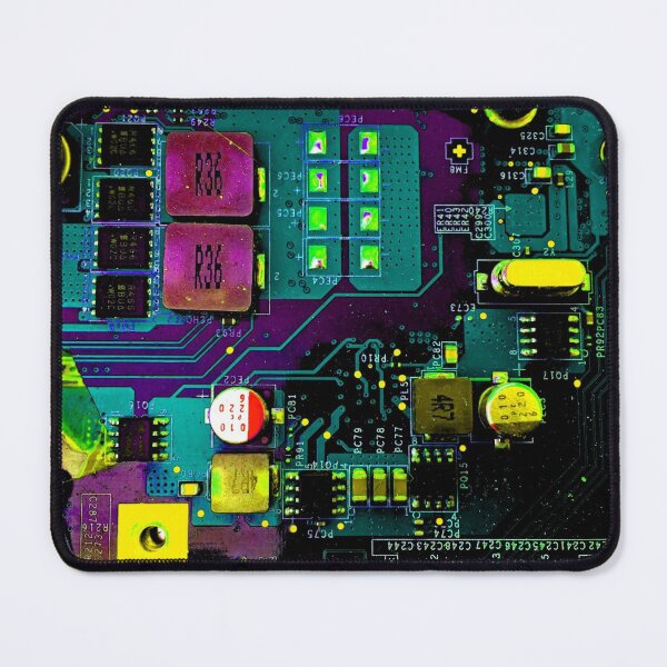Item preview, Motherboard in Teal Purple &Yellow by Iritof  designed and sold by iritof.