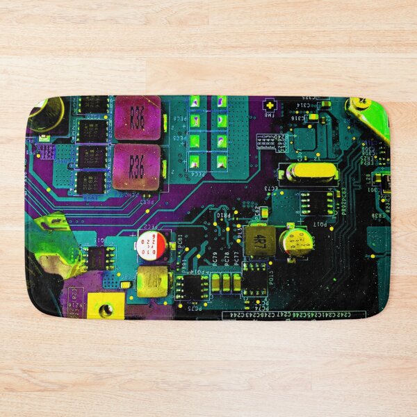 Item preview, Motherboard in Teal Purple &Yellow by Iritof  designed and sold by iritof.