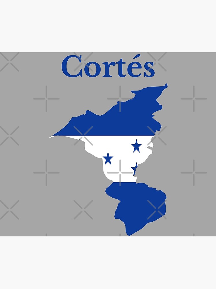 Póster For Sale Con La Obra Diseño De Mapa Del Departamento De Cortes Honduras De 0912