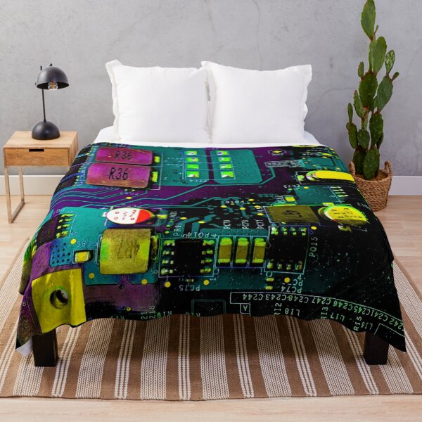 Item preview, Motherboard in Teal Purple &Yellow by Iritof  designed and sold by iritof.