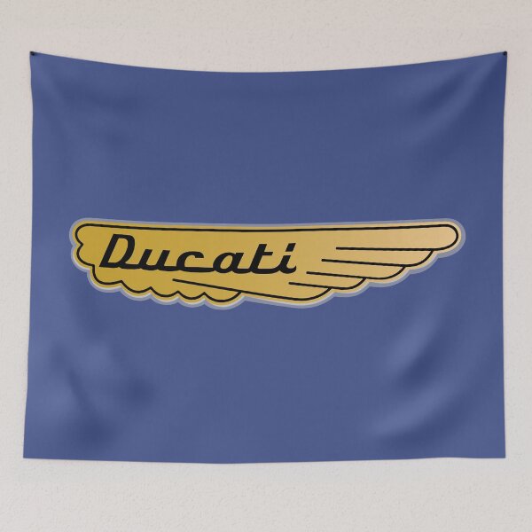 Item preview, Ducati Winged Retro Vintage Logo type 1 designed and sold by fmDisegno.