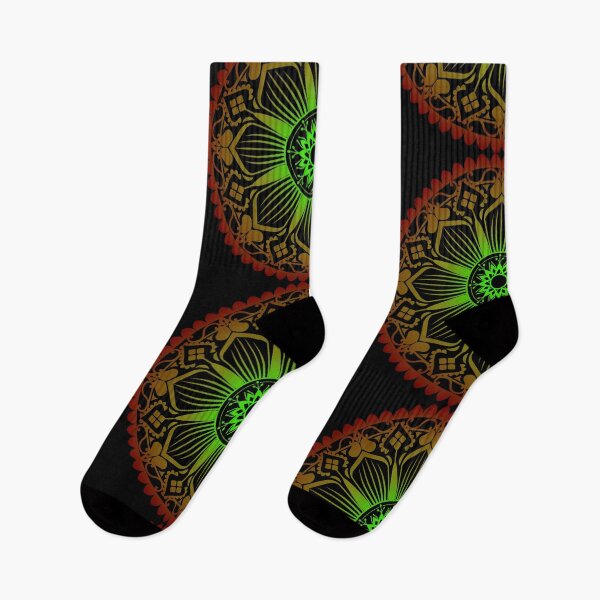 Item preview, Mandala Iris Rasta designed and sold by OneDailyDesign.
