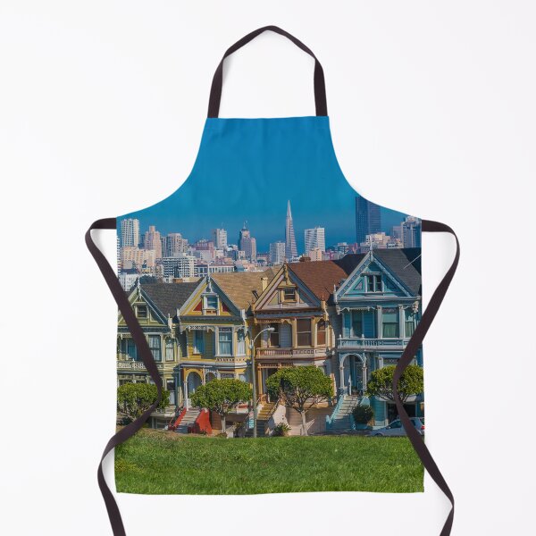 Item preview, Painted Ladies, famous victorian houses in San Francisco, California designed and sold by SvetlanaSF.