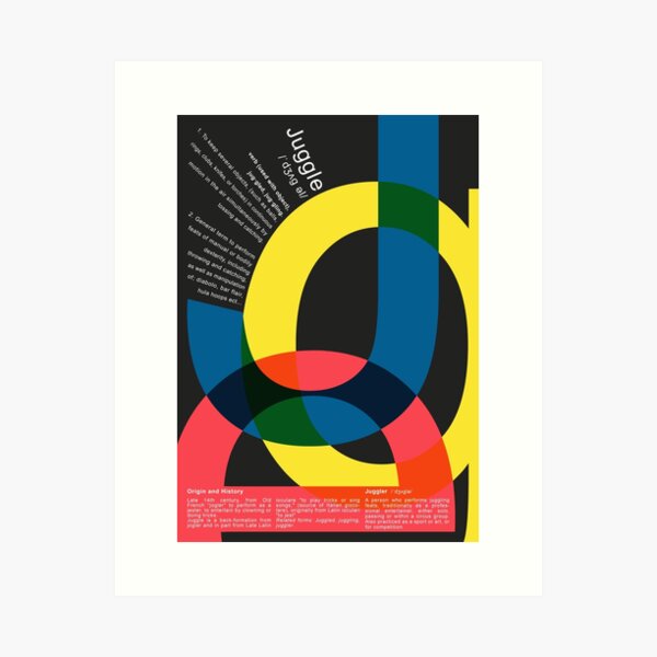 Item preview, Juggle - Definition  designed and sold by Sam Mann.