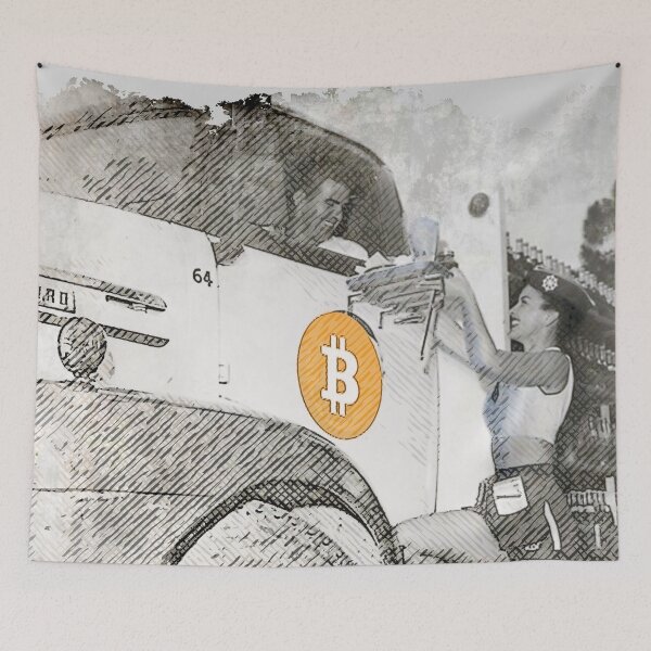 Item preview, Bitcoin Vintage designed and sold by StepupDesign.
