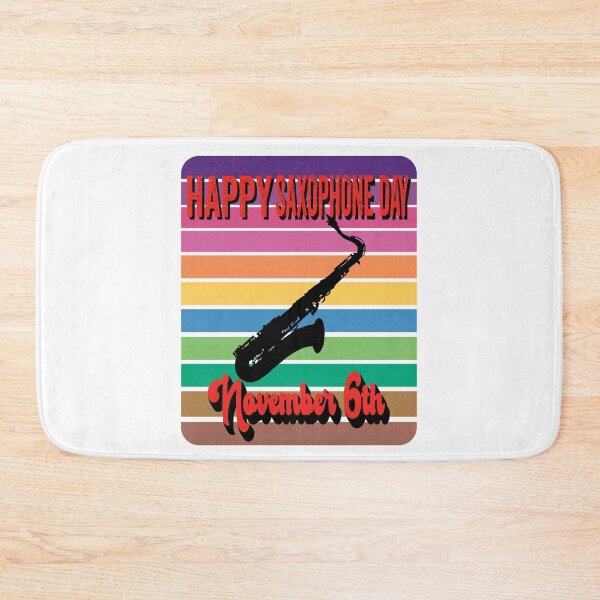 Item preview, Happy Saxophone Day on November 6th in the Red designed and sold by TJHstudio.
