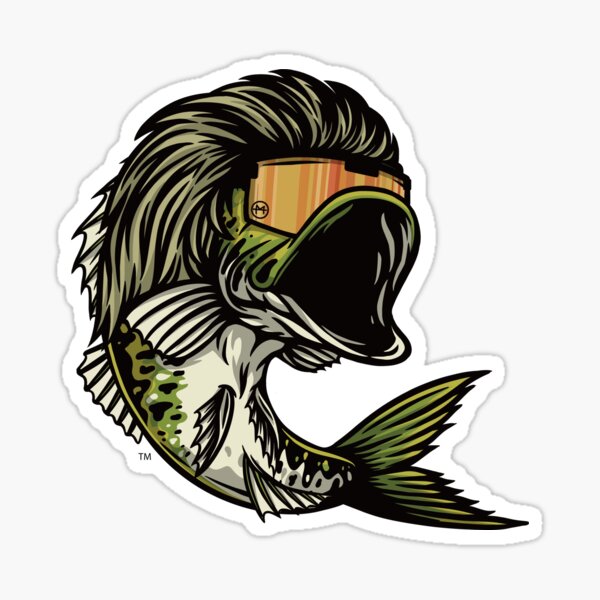 Bass Meeräsche Sticker