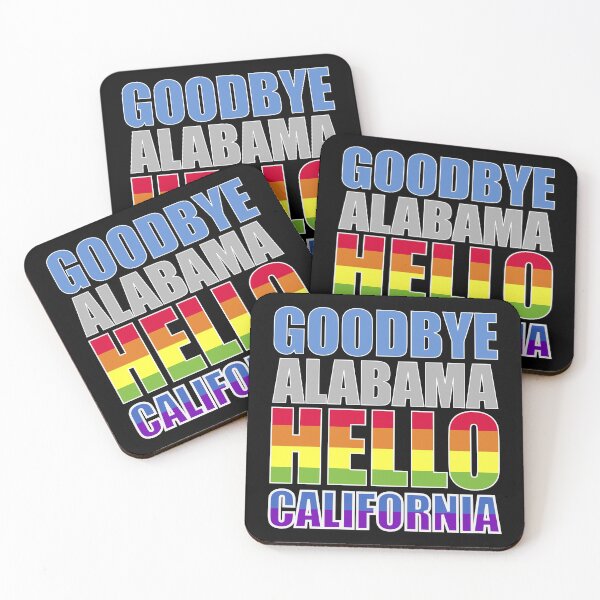 Item preview, Goodbye Alabama Hello California - Travel and Relocation, Moving designed and sold by artfulnotebook.