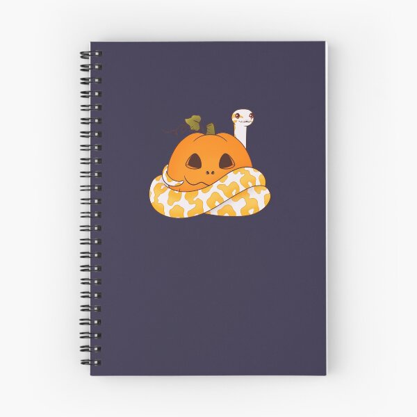 Item preview, Albino Ball Python Halloween Theme! Ball Python and Pumpkin designed and sold by anacecilia.