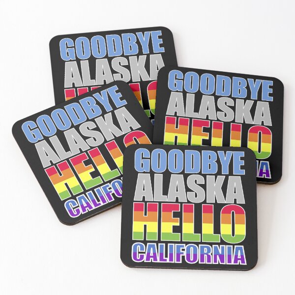 Item preview, Goodbye Alaska Hello California - Travel and Relocation, Moving designed and sold by artfulnotebook.