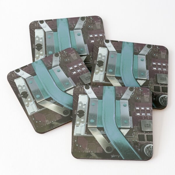 Item preview, Motherboard in Teal & Silver by Iritof designed and sold by iritof.