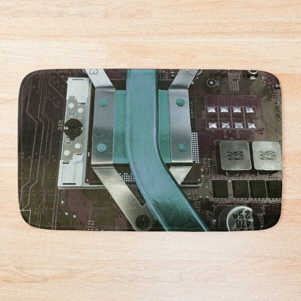 Item preview, Motherboard in Teal & Silver by Iritof designed and sold by iritof.