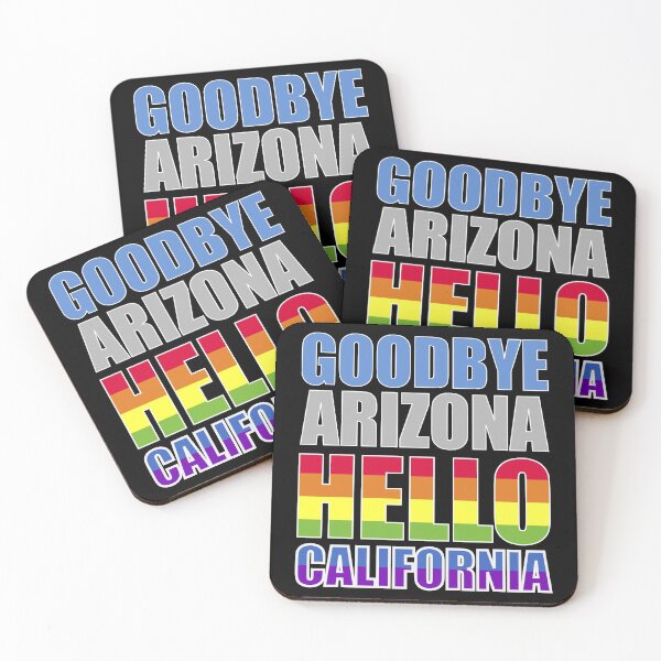 Item preview, Goodbye Arizona Hello California - Travel and Relocation, Moving designed and sold by artfulnotebook.
