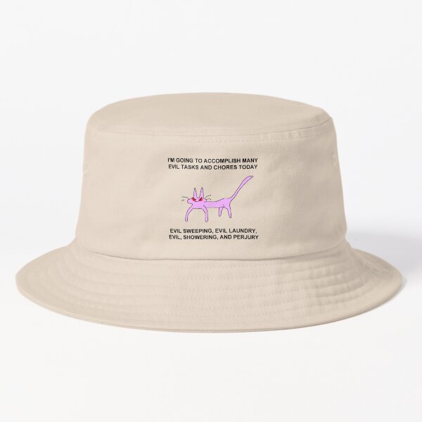 Men Want Me Fish Fear Me Embroidered Bucket Hat -  Canada