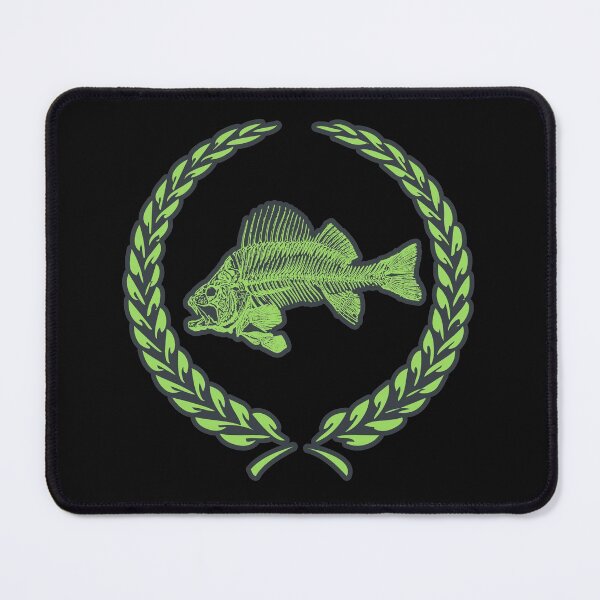 Item preview, Fish Skeleton Laurel Seal - Green designed and sold by Chubuter.