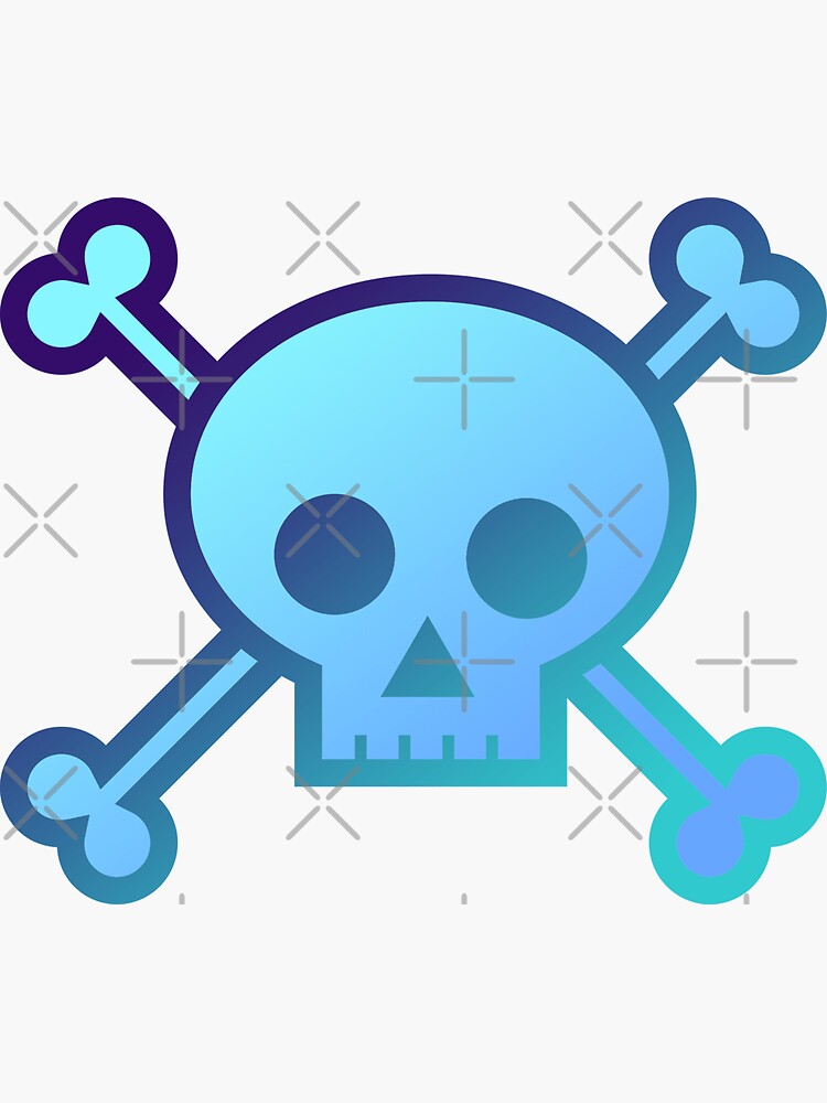 Pastel Skull and Bones Vinyl