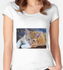 cement Women's Fitted Scoop T-Shirt
